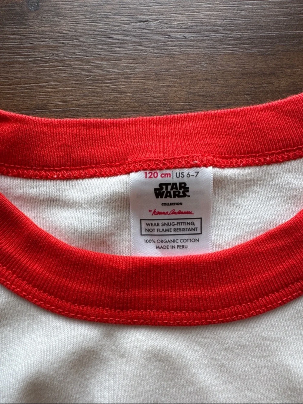 Size 6-7 Hanna Andersson Star Wars Yoda Mandalorian pajamas 100% organic cotton